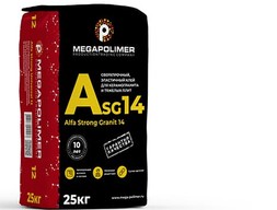 Клей для керамогранита и тяжелых плит  Мегаполимер 14 С2Т 25 кг